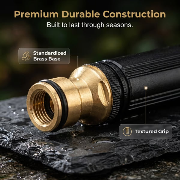 ✨Heavy Duty Adjustable Twist Hose Nozzle Jet Sweeper Nozzle