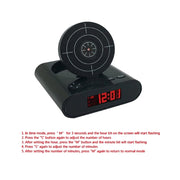 Clock Target Digital Alarm Clock Innovative Toy Used for Home Office Rooms Kids Boys Girls Heavy Sleepers