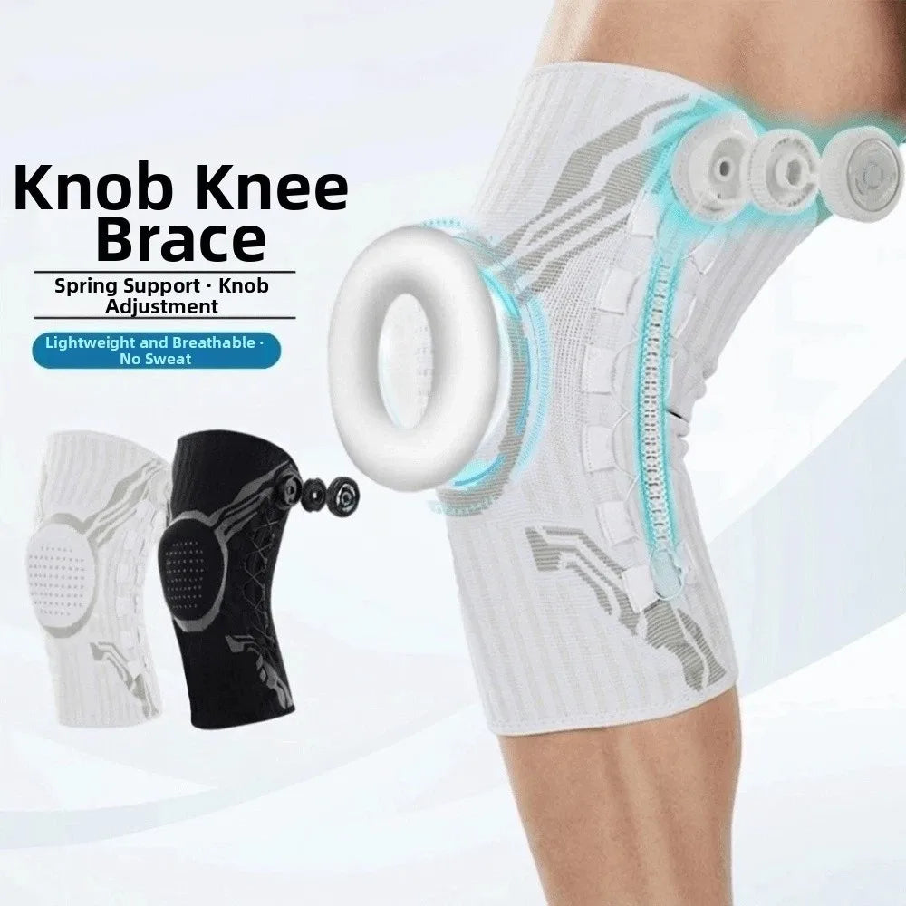 Sports Accessories Adjustable Knee Brace Elastic Unisex Joint Support Non-Slip Lightweight Meniscus Support Football