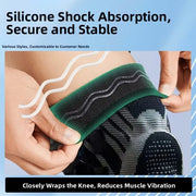 Sports Accessories Adjustable Knee Brace Elastic Unisex Joint Support Non-Slip Lightweight Meniscus Support Football
