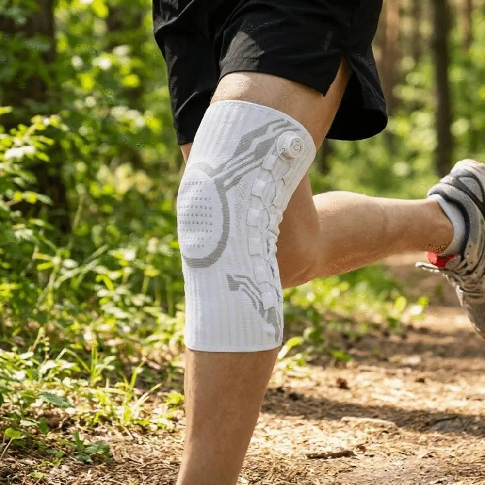 Sports Accessories Adjustable Knee Brace Elastic Unisex Joint Support Non-Slip Lightweight Meniscus Support Football