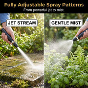 ✨Heavy Duty Adjustable Twist Hose Nozzle Jet Sweeper Nozzle